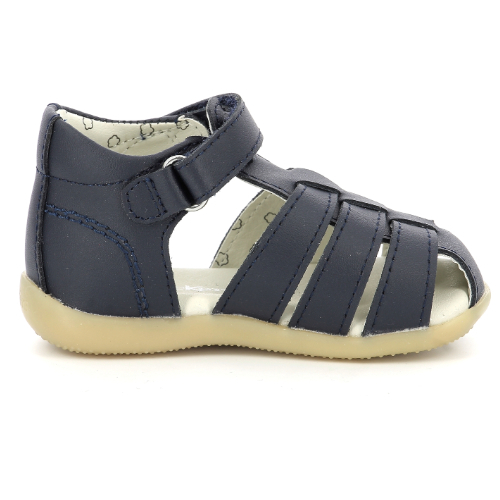 Sandale copii baieti din piele Kickers, Albastru – 962450-10-102