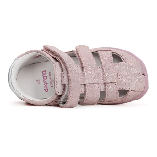 Sandale copii fete din piele DD Step, Roz – G077-41565B