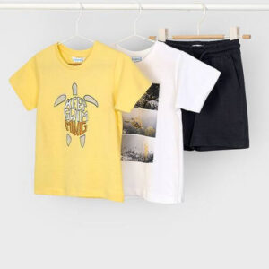 Set de tricou si pantaloni scurti pentru baieti Mayoral, Multicolor – 3610-029