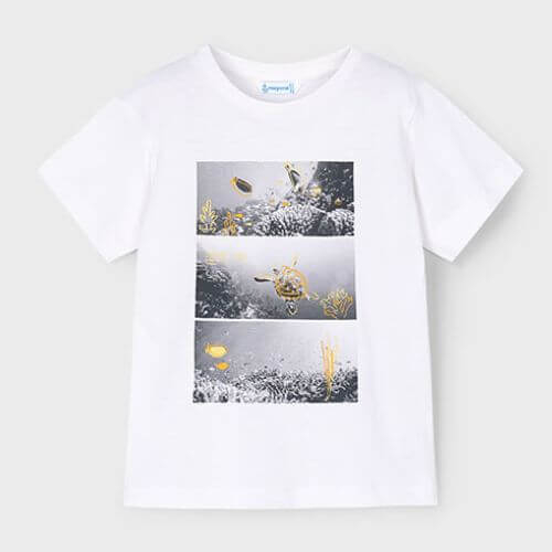Set de tricou si pantaloni scurti pentru baieti Mayoral, Multicolor – 3610-029