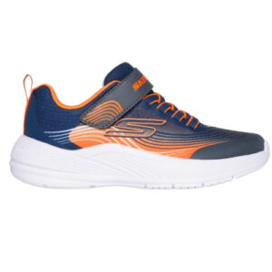 Pantofi copii baieti din textil Skechers, Gri – 403926_NVOR