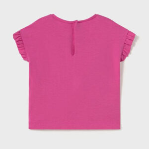 Tricou din bumbac pentru fete Mayoral, Mov – 1048-068