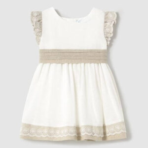 Rochie din bumbac si In Mayoral, Alb – 1908-031