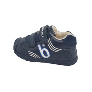 Ghete baieti din piele imblanite Biomecanics Biogateo, Navy/Albastru – 261115-A183FB