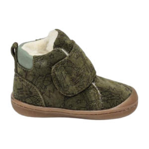 Ghete copii baieti din piele intoarsa imblanite Primigi, Verde – 8900266