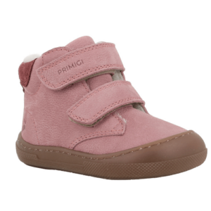 Ghete fete Barefoot din piele imblanite Primigi, Roz Pudra/Lana – 2411100