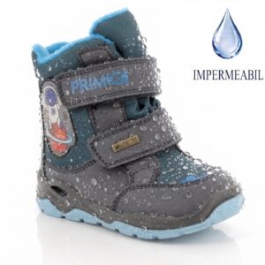Ghete Gore-Tex baieti, impermeabil, Primigi, Albastru/Turcoaz – 2363311