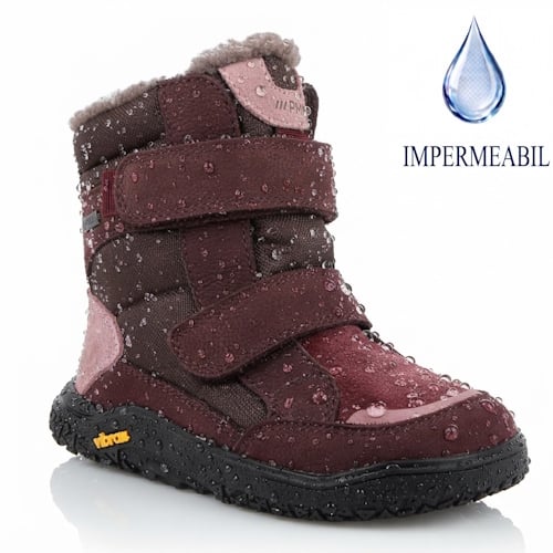 Ghete Gore-Tex fete Barefoot Primigi, Bordo/Vibram – 2418300 Ghete Gore-Tex fete Barefoot Primigi, Bordo/Vibram – 2418300
