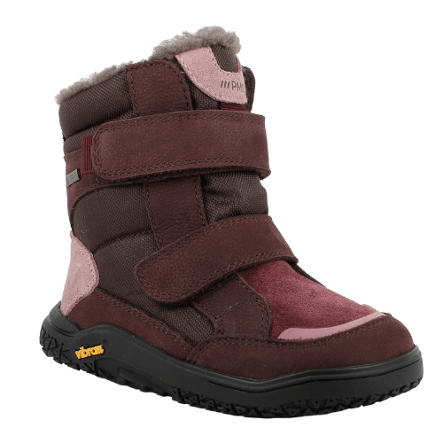 Ghete Gore-Tex fete Barefoot Primigi, Bordo/Vibram – 2418300