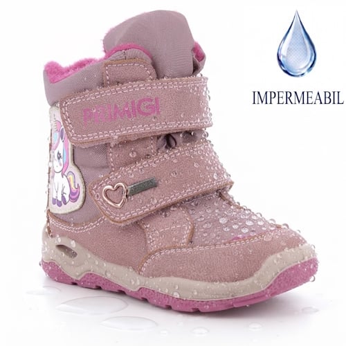 Ghete Gore-Tex fete, impermeabil, Primigi, Roz Pudrat/Inorog – 2363355