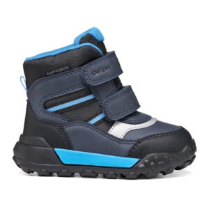 Ghete impermeabile baieti Geox Trekkyup ABX, Negru/Albastru – B566LD_000ME_C0035
