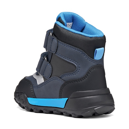 Ghete impermeabile baieti Geox Trekkyup ABX, Negru/Albastru – B566LD_000ME_C0035
