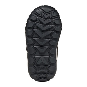 Ghete impermeabile baieti Geox Trekkyup ABX, Negru/Verde Neon – B566LB_0MEFU_C9299