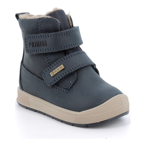 Ghete impermeabile copii baieti din piele imblanite Primigi GTX, Albastru – 8854611