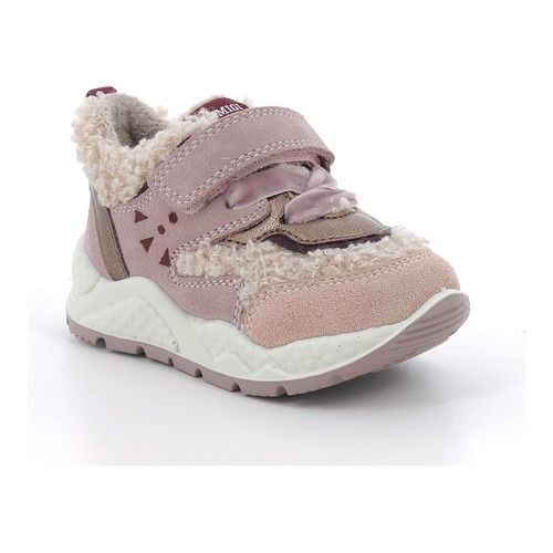 Pantofi sport copii fete din piele intoarsa Primigi, Roz – 8860022